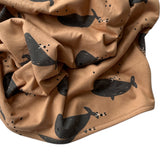 Brown Whale Baby Blanket  | BABYCLIC