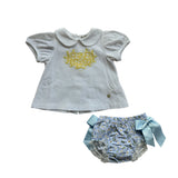 T-Shirt & Diaper Cover Set for Girls | PICCOLA SPERANZA