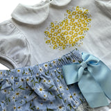 T-Shirt & Diaper Cover Set for Girls | PICCOLA SPERANZA