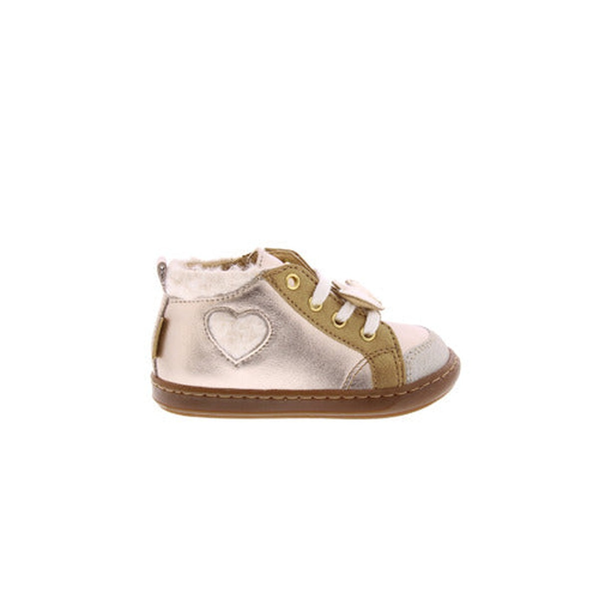 Leather Heart Lace-Up's | SHOO POM - CapuletKids