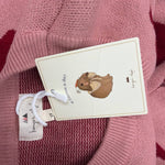 Heart Knit Sweater Pink | KONGES SLOJD