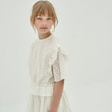 Mini Skirt Long Version, Graphic Lace | REPOSE AMS