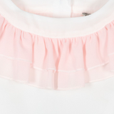 White & Pink Chiffon Blouse | PICCOLA SPERANZA