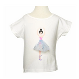 T-shirt with Applique "Ballerina"