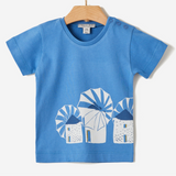 YELL-OH!.2 pieces set- Children's cotton Set Yell-oh Blue Marina