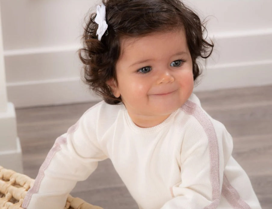 Ribbed 100% Cotton Bodysuit Babygrow | DANELL - CapuletKids