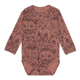 Soft Gallery Owl Romper Bodysuit, 2 colors