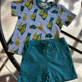 T-shirt and Shorts YELL-OH! with Lemons