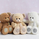 Charming Teddy Bear with Glitter Accents: Beige / 9.4"