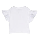 Cropped Ruffle T-Shirt | TWINSET