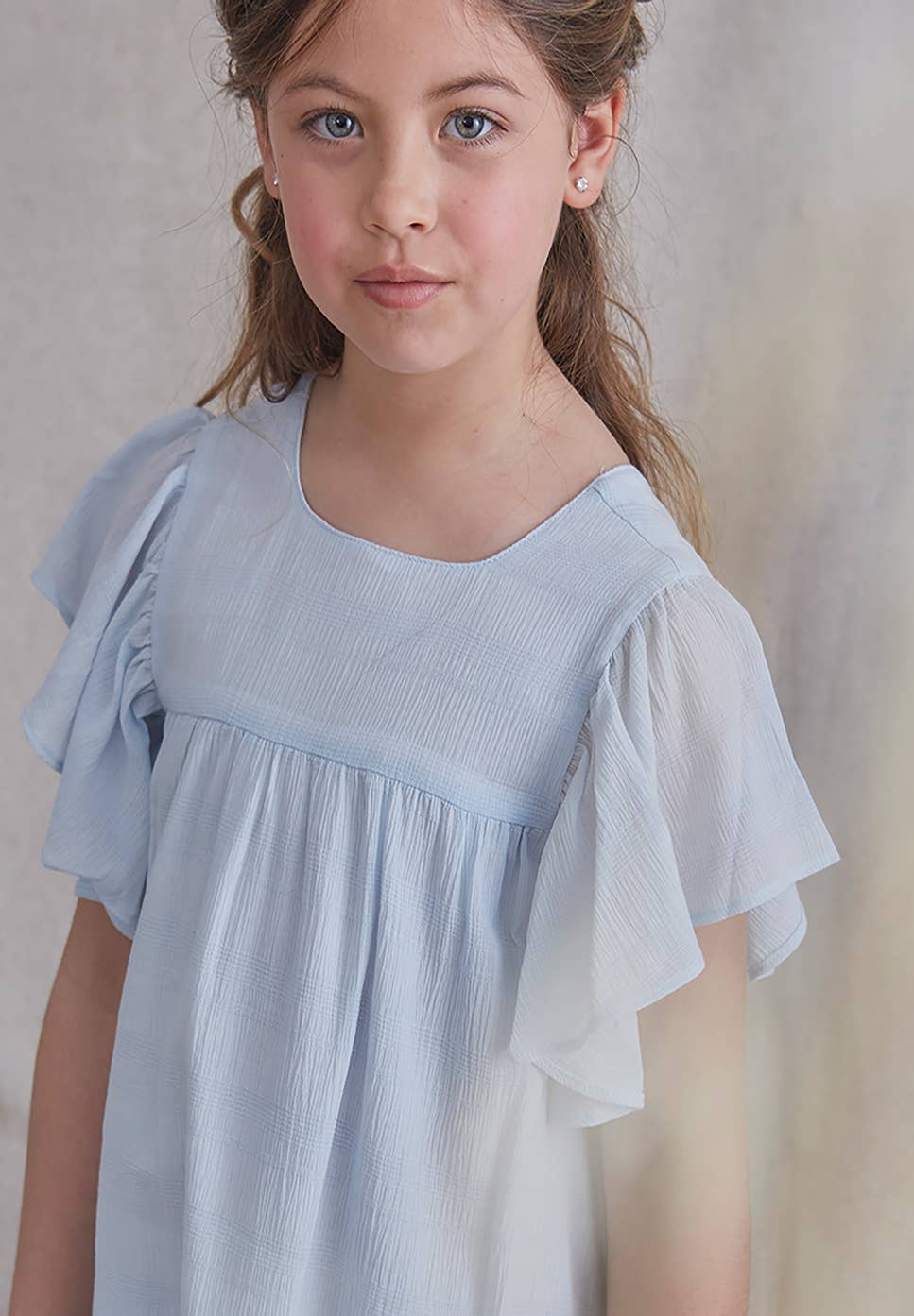 Light Blue Bambula Girl's Dress light blue - CapuletKids