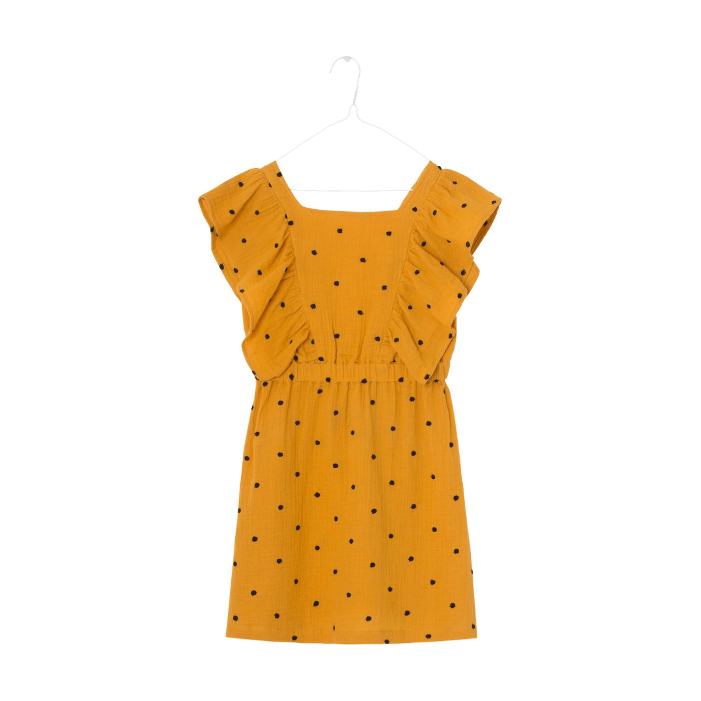 A Monday in Copenhagen Agatha Muslin Dress, Golden Yellow