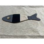 Aimama 3-D Fish Embroidered Tee
