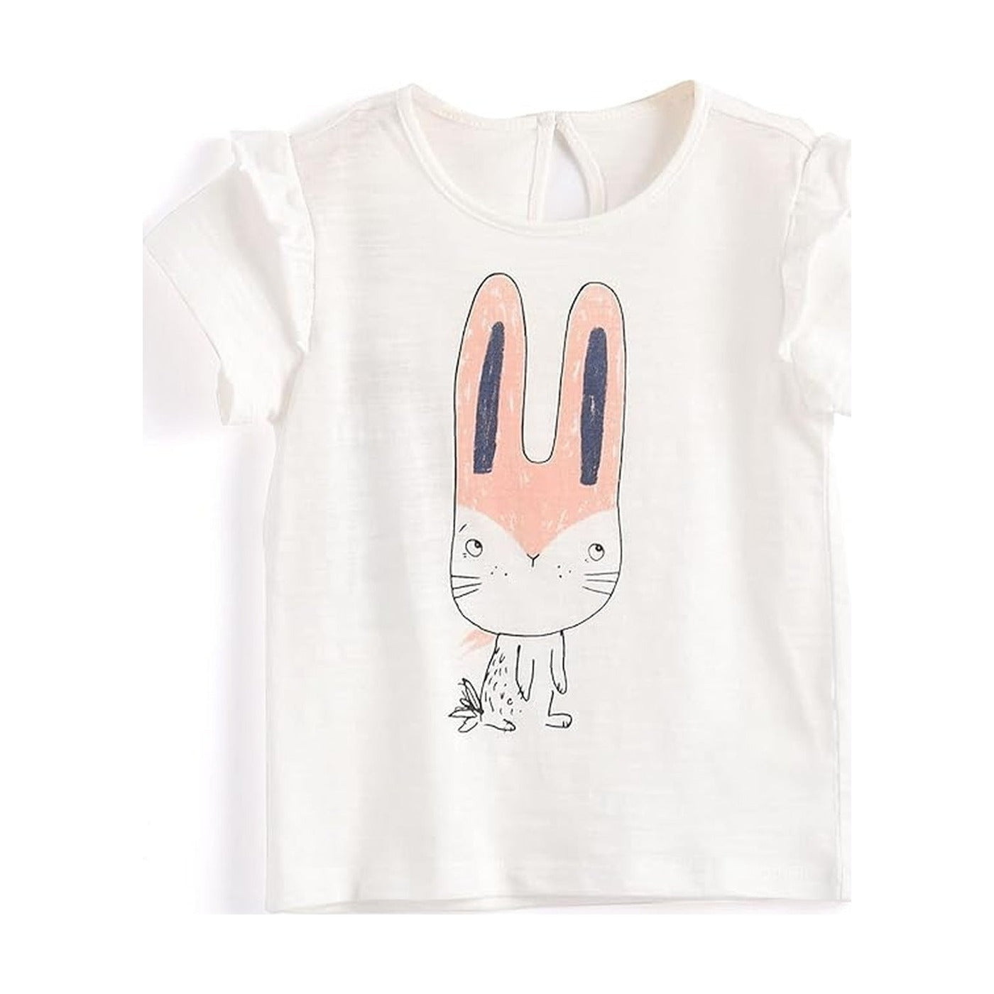 Aimama White Rabbit Print Tee