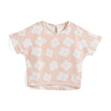Aimama Light Pink Floral Print Tee