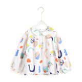 Aimama Abstract Print White Blouse