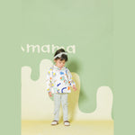 Aimama Abstract Print White Blouse