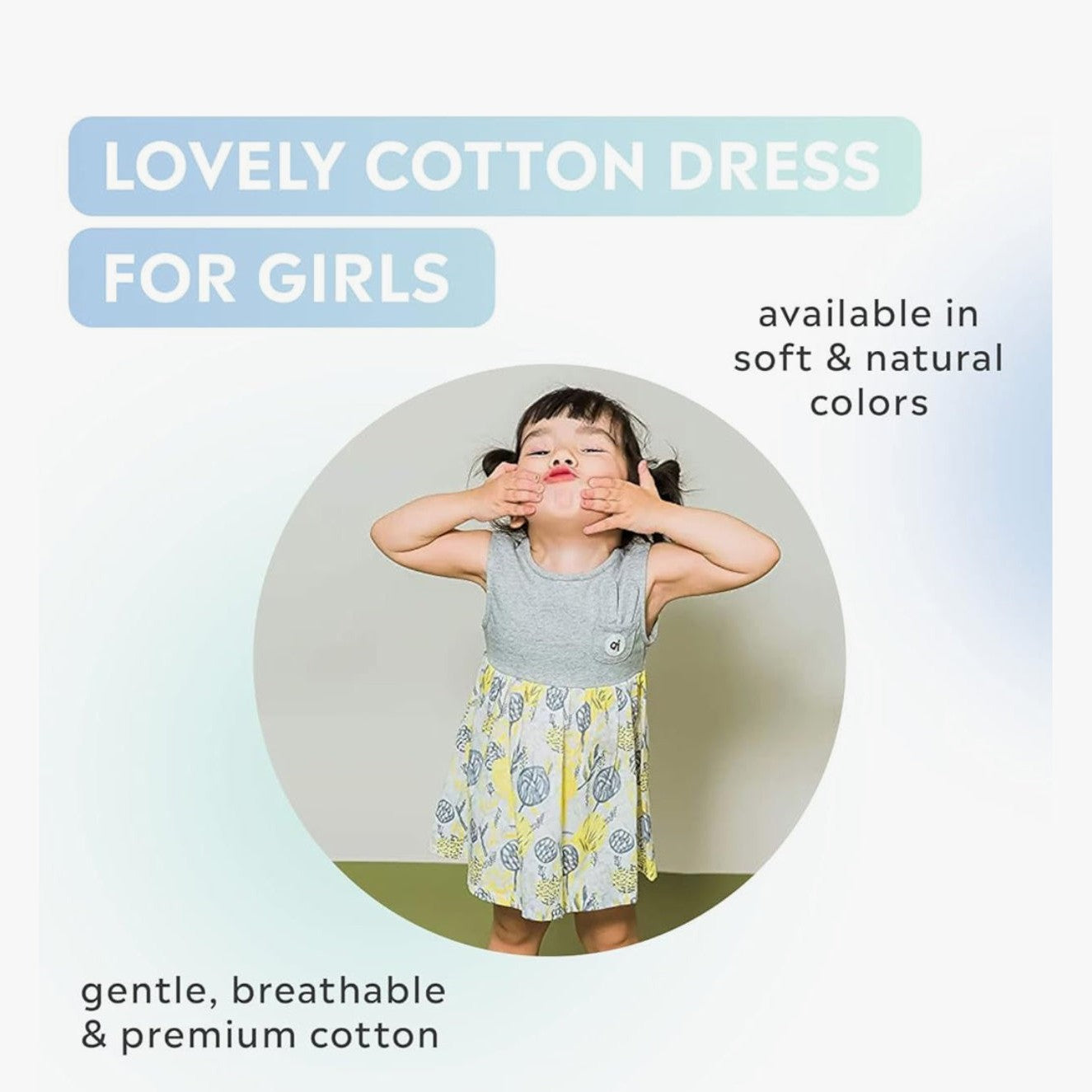 Aimama Bunny Pocket Nature Dress