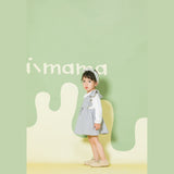 Aimama Corduroy Ruffle Sleeve Dress
