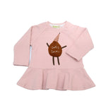 Pink Frilled Dress 'Let's Snow' | AIMAMA - CapuletKids