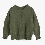 Aimama Multicolored Knitted Button-Down Cardigan