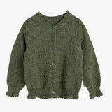 Aimama Multicolored Knitted Button-Down Cardigan
