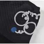 Aimama Black Quilted Skirt Leggings