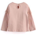 Aimama Pink or White Ruffled Longsleeve