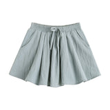 Aimama Blue-Grey Flowy Skort
