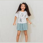Aimama Blue-Grey Flowy Skort