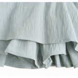 Aimama Blue-Grey Flowy Skort