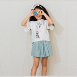 Aimama Blue-Grey Flowy Skort