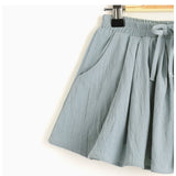 Aimama Blue-Grey Flowy Skort