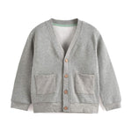 Aimama Grey V-Neck Cardigan