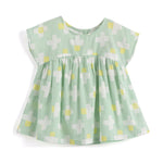 Aimama Green "Crosses Print" Blouse