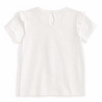 Aimama White Rabbit Print Tee, back view