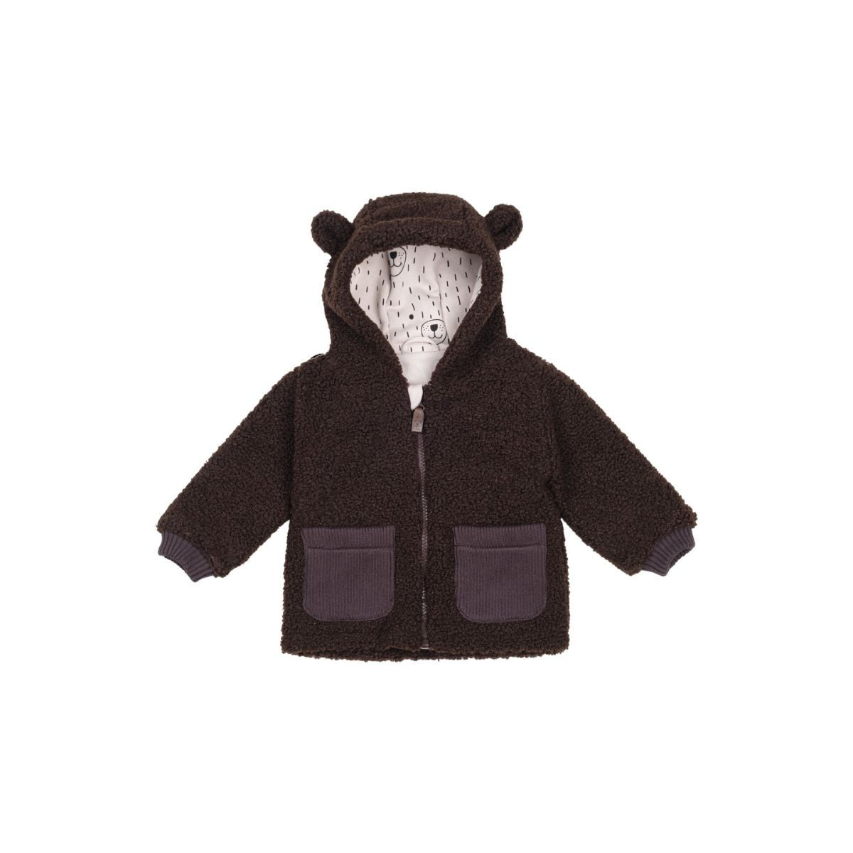 Ander Leo Brown Plush Jacket with Ears