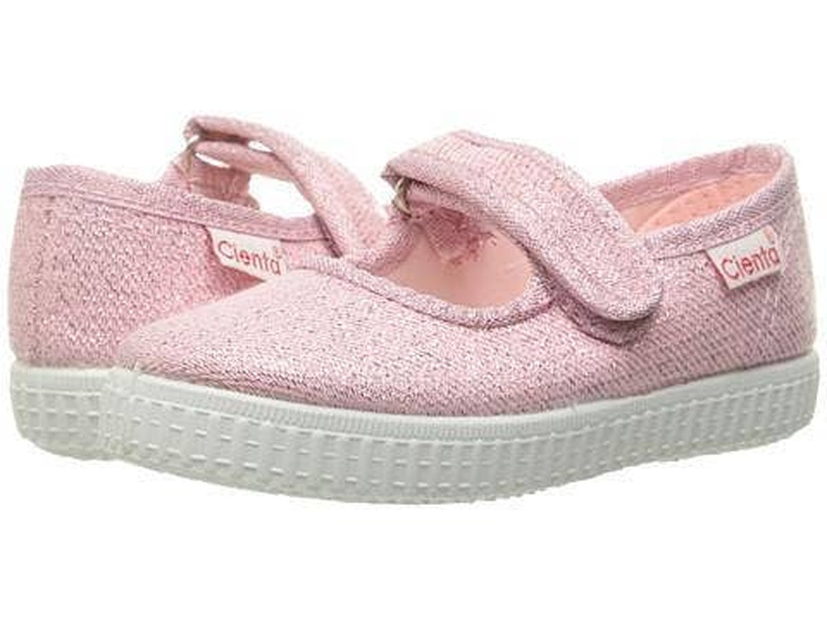 Canvas Shoes - Pink Metallic | CIENTA - CapuletKids