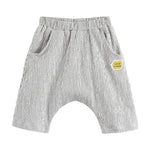 Aimama Grey Striped Harem Shorts