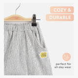 Aimama Grey Striped Harem Shorts