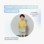 Aimama Grey Striped Harem Shorts