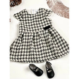 Bebe Sweeny Tweed Carla Dress with Bow