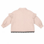 Bebe Sweeny Edna Houndstooth Flannel Overshirt, back view