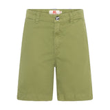 AO76 Boys Cotton Twill Chino Shorts - Army Green