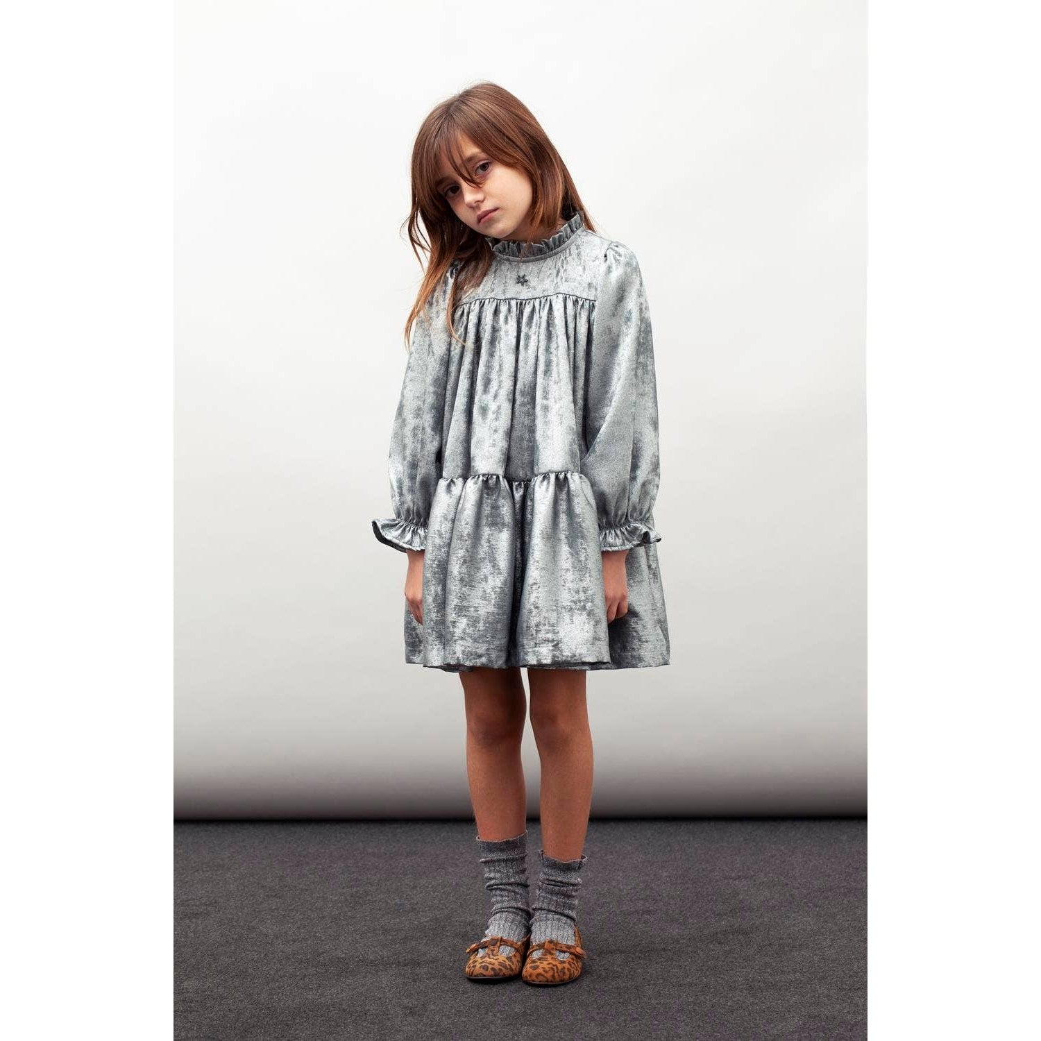 Tocoto Vintage Chrome Abstract Dress