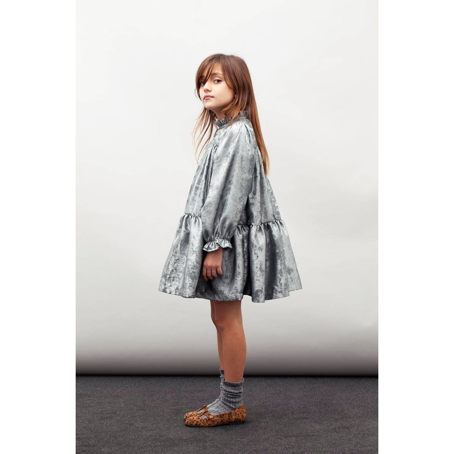 Tocoto Vintage Chrome Abstract Dress