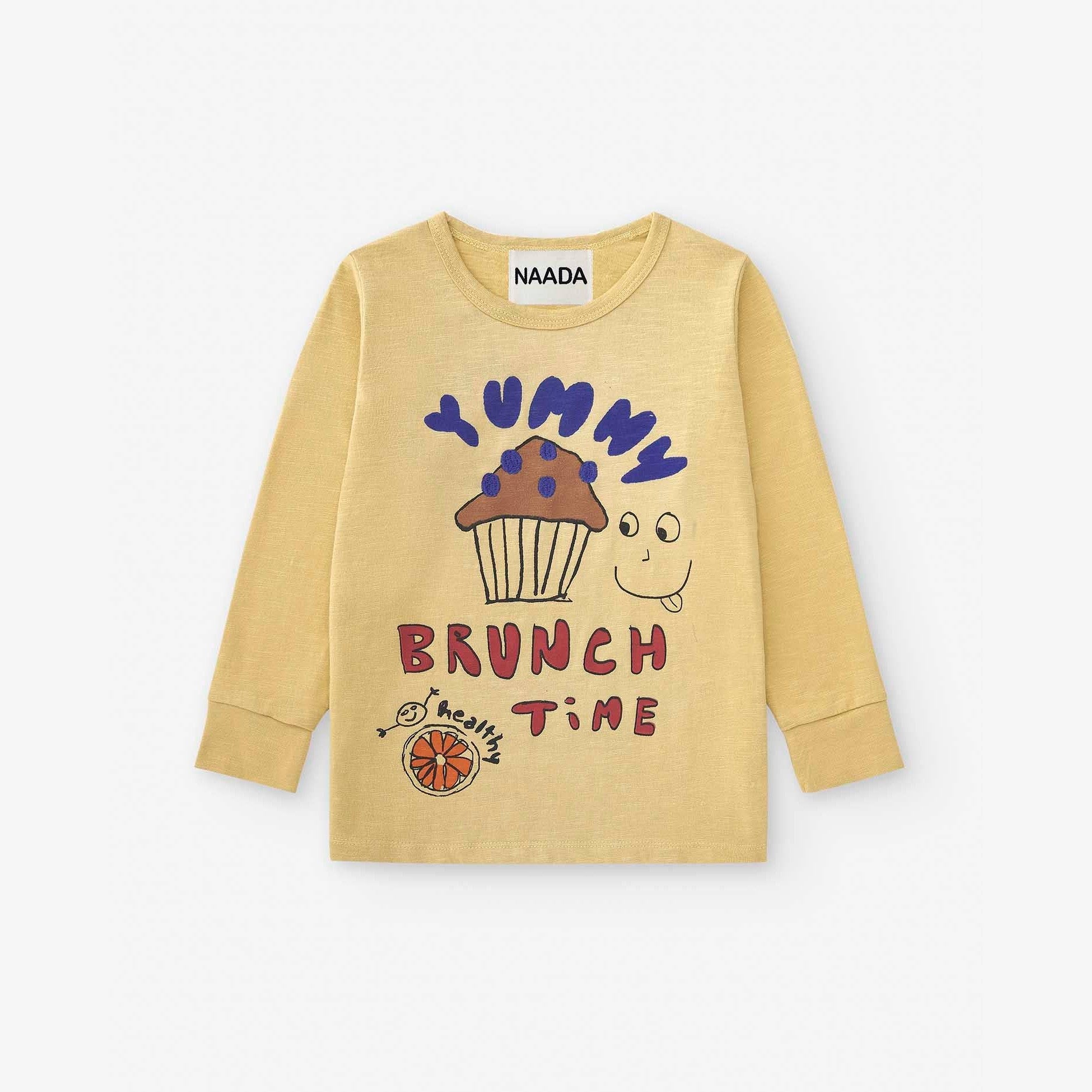NAADA Yummy Print Long-Sleeve T-Shirt