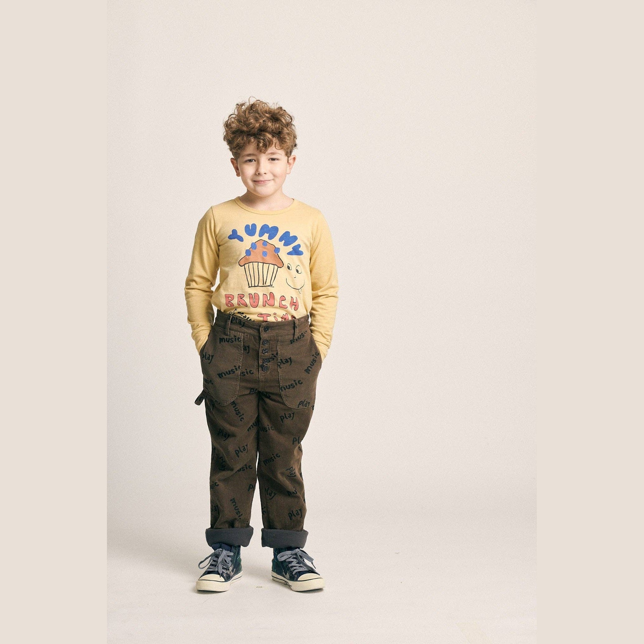 NAADA Yummy Print Long-Sleeve T-Shirt