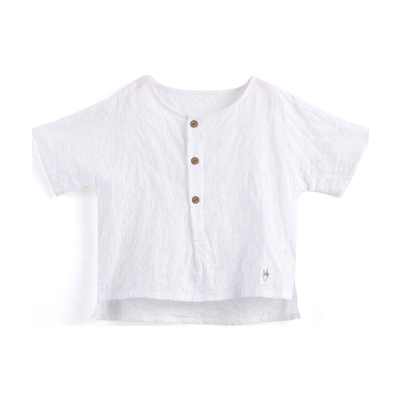 Aimama Crepe White T-Shirt
