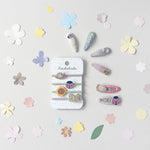 Country Garden Embroidered Clip Set - CapuletKids